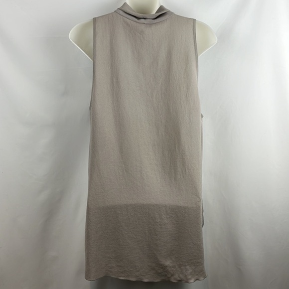 Wilfred 100% Silk Gray Casual Lightweight Tank Top Blouse‎ Size M - Picture 9 of 12